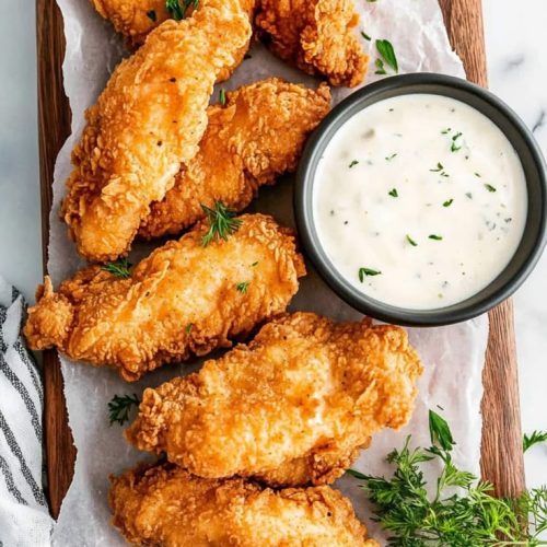 Crispy Buttermilk Fried Chicken Tenders